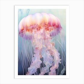 Comb Jellyfish Swimming 5 Art Print