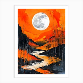 Full Moon 5 Art Print