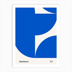 Geometric Bauhaus Poster 73 Art Print