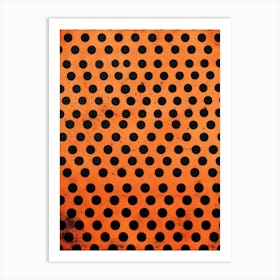 Polka Dots Background Art Print