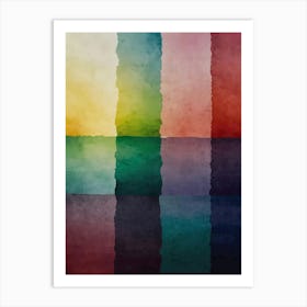 Abstract Watercolor Painting 13 Art Print