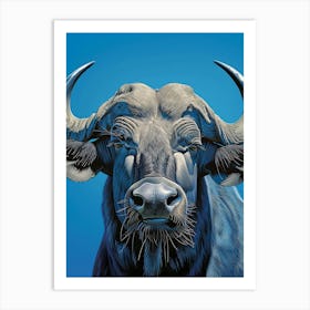 Buffalo Head Art Print