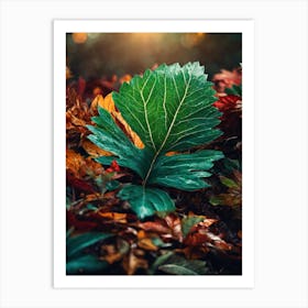 Autumn Leaves Art Print