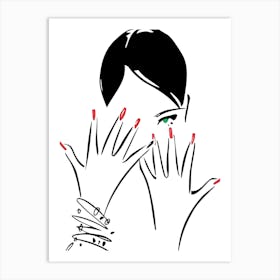 Woman'S Hands Art Print