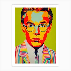 Darell Colourful Pop Art Art Print