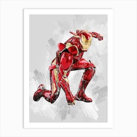 Iron Man Tony Stark Infinity War Art Print