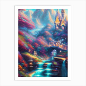 Fantasy Fairytale Castle 1 Art Print