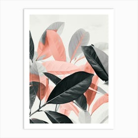 Abstract Leaves 22 Art Print