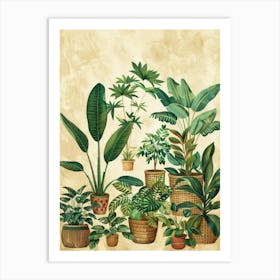 Potted Plants 5 Art Print