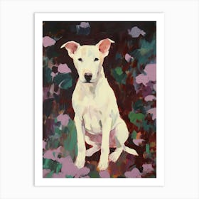 A Bulldog Dog Painting, Impressionist 1 Art Print