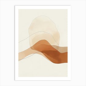 Sand abstract Art Print