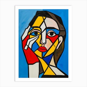 'The Face Of A Woman' 8 Art Print