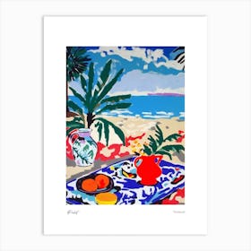 Phuket Thailand Matisse Style 2 Watercolour Travel Poster Art Print
