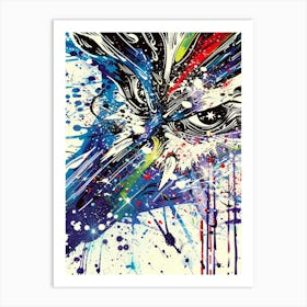 Splatter Painting 28 Art Print