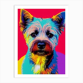 Cairn Terrier Andy Warhol Style Dog Art Print
