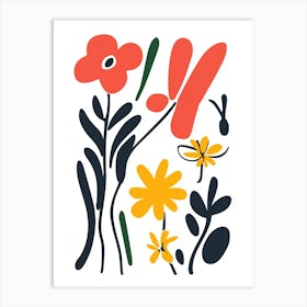 Flowers In The Garden 12 Art Print