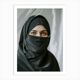 Muslim Woman In Hijab Art Print