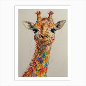 Giraffe 32 Art Print