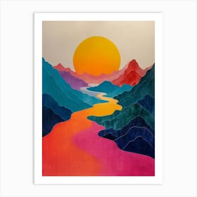 'Sunrise' 72 Art Print