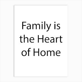 Family Quote 4 Art Print