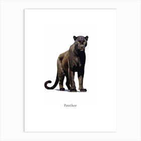 Panther Kids Animal Poster Art Print