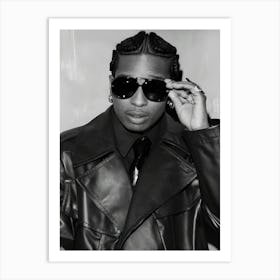 Asap Rocky Attends The Bottega Veneta Fashion Show During The Milan Fashion Week Womenswear Fall Winter 2024 2025 Art Print