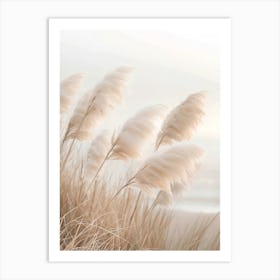 Pampas Grass Poetry Art Print