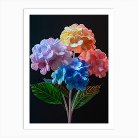 Bright Inflatable Flowers Hydrangea 1 Art Print