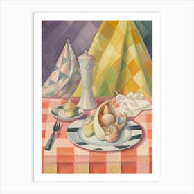 Conch Still Life Painting Art Print