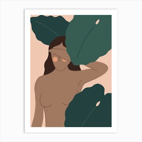 Jungle Girl 1 Art Print