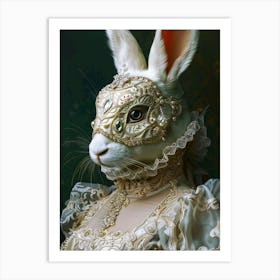 Rabbit In A Dress 1 Art Print