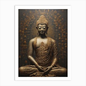 Buddha In Meditation Art Print