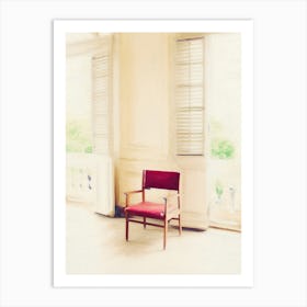 The Red Chair Art Print