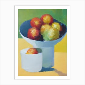 Rambutan Bowl Of fruit Art Print