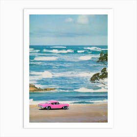 Coolangatta Beach Australia 70's Art Print