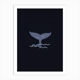 Whale Tail Art Print