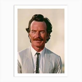 Bryan Cranston Retro Collage Movies Art Print