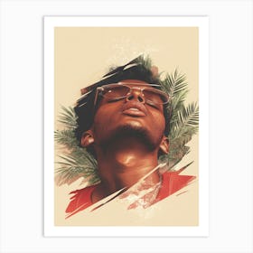 Man With Sunglasses Art Print