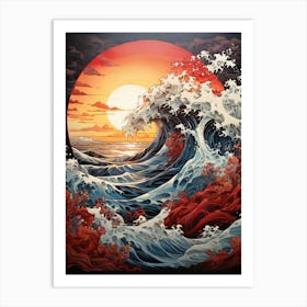 Great Wave Off Kanagawa 27 Art Print