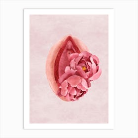 Floral Vulva 1 Art Print