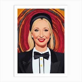 Lisa Kudrow Illustration Movies Art Print