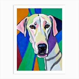 Pharaoh Hound Fauvist Style Dog Art Print