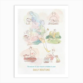 Daily Routine Art Print