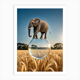 The Elephant's Floating Dream Art Print