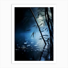 Bamboo Tree In Water 1 Art Print