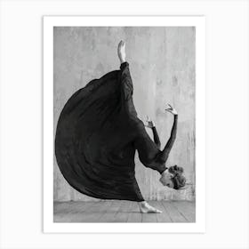 Victorian Ballet Dancer in Motion Art Print