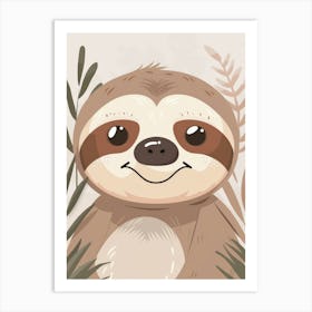 Sloth 4 Art Print