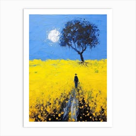 Yellow Field 1 Art Print