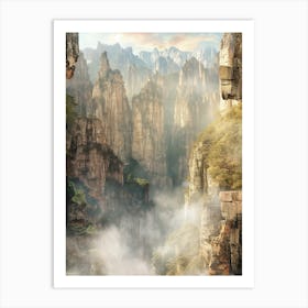 Chinese Mountains 2 Art Print