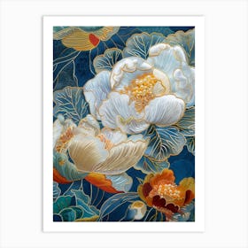 Chinese Flower Painting 15 Art Print